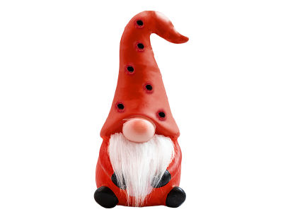 Gnome Gonk Red With Spotty Hat & Beard